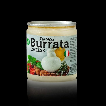 Burrata Cheese 125gr/Box