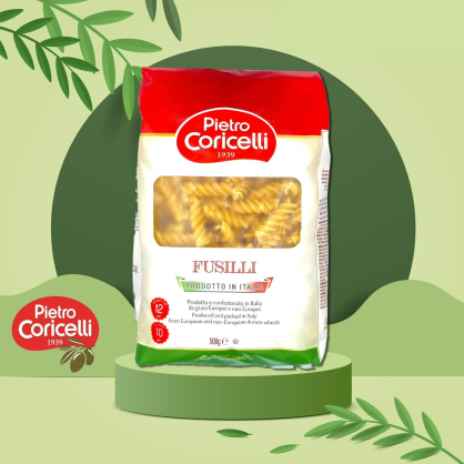 Mỳ nui xoắn Pietro Coricelli Fusilli 500g