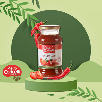Sốt cà chua cay Pietro Coricelli 350g – Nhập khẩu từ Ý