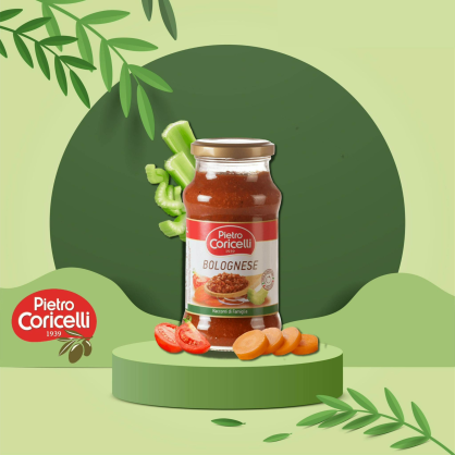 Sốt cà chua thịt Pietro Coricelli Bolognese 350g