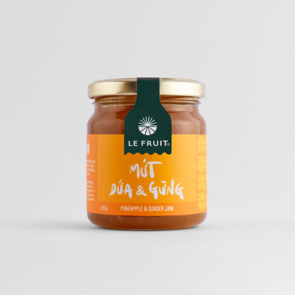Mứt dứa gừng (Pineapple-Ginger Jam) -225gr