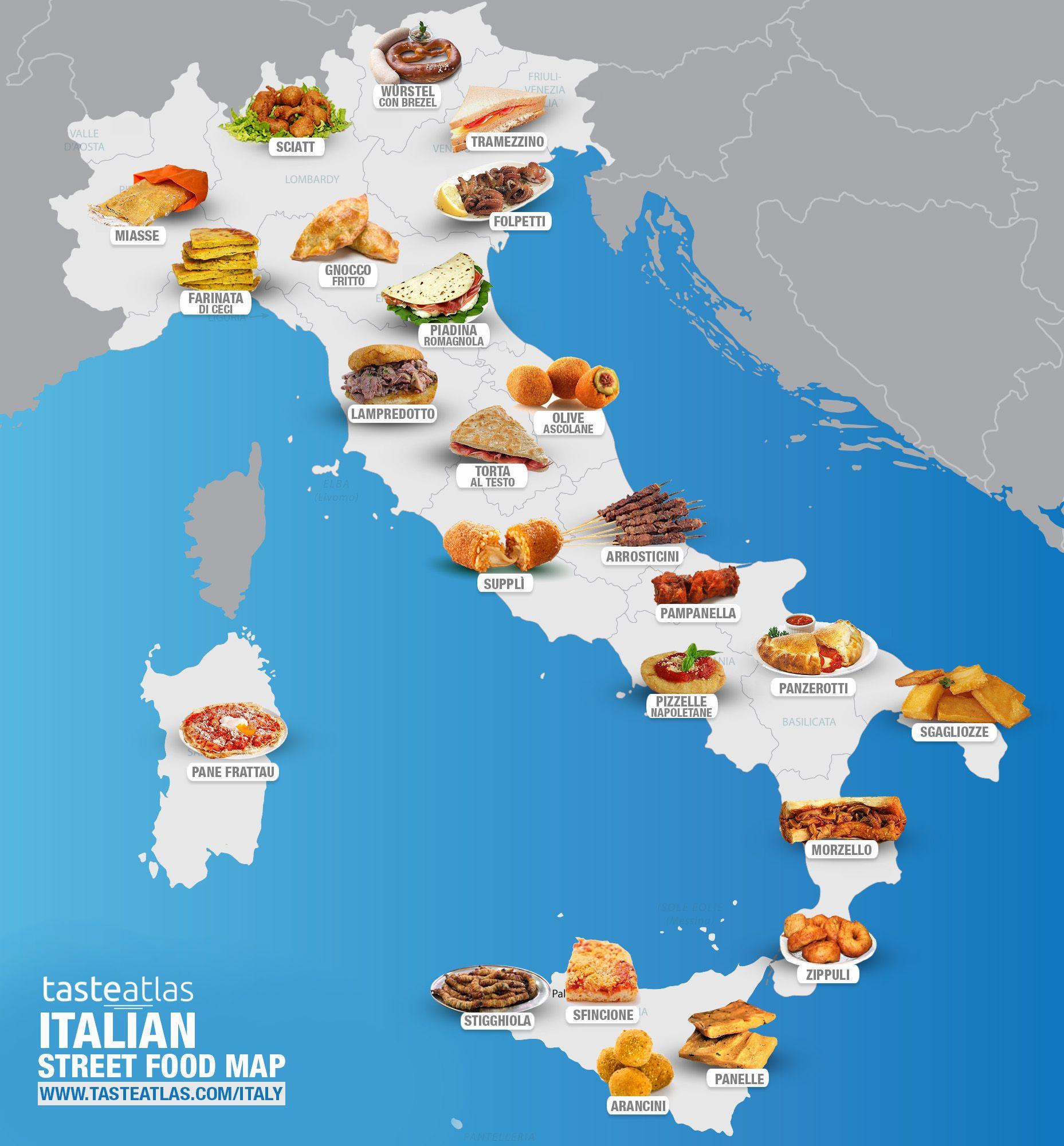 Italy streetfoodmap