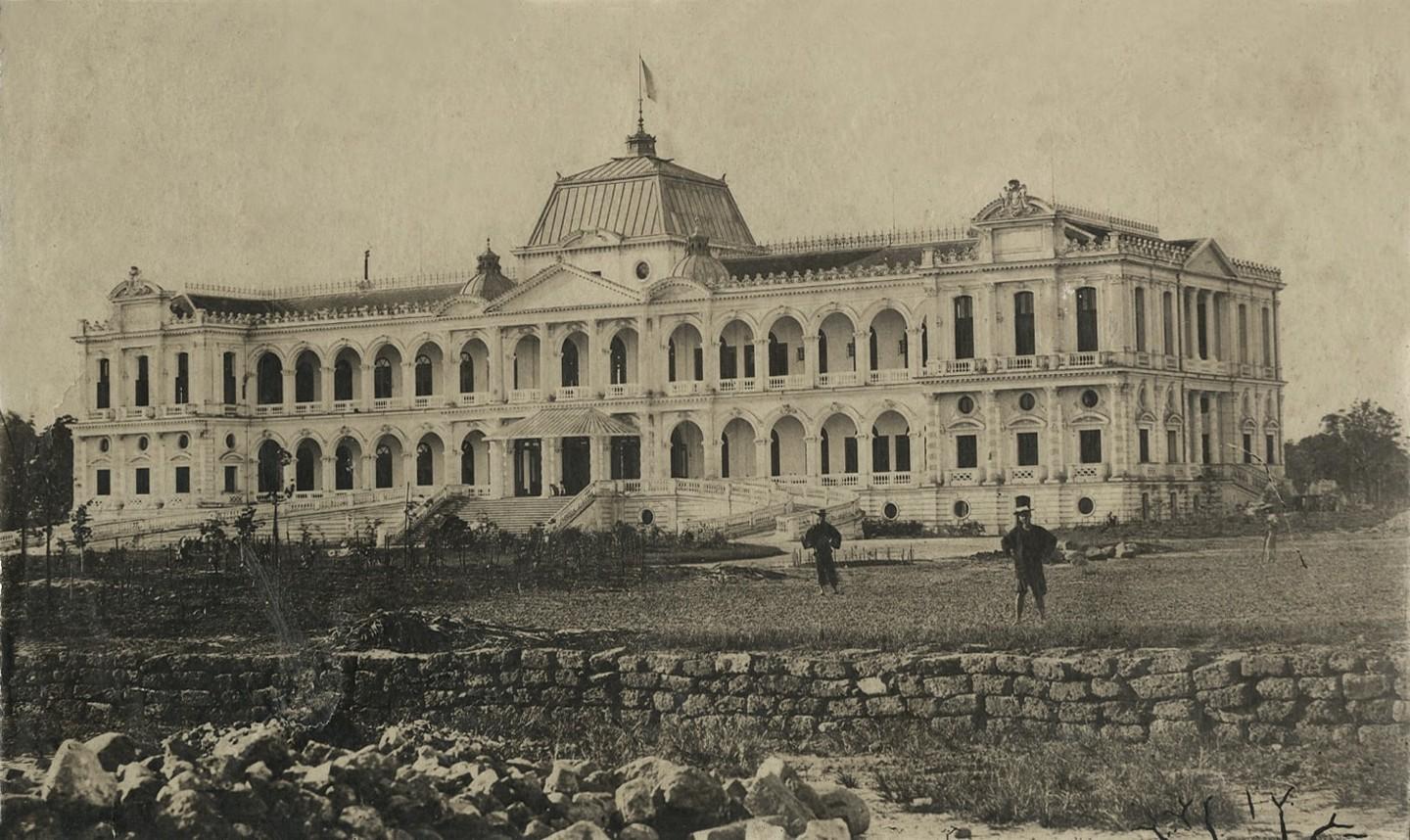 French Governors Palace in Saigon 1875 Original photo by Emile Gsell via Tommy Truong79Flickr